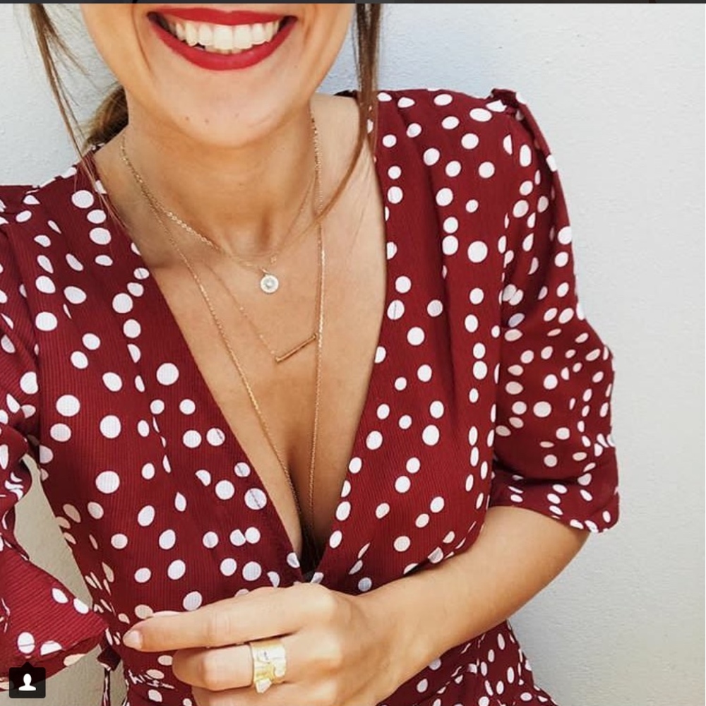 Polka Dot Top / Tie Dress